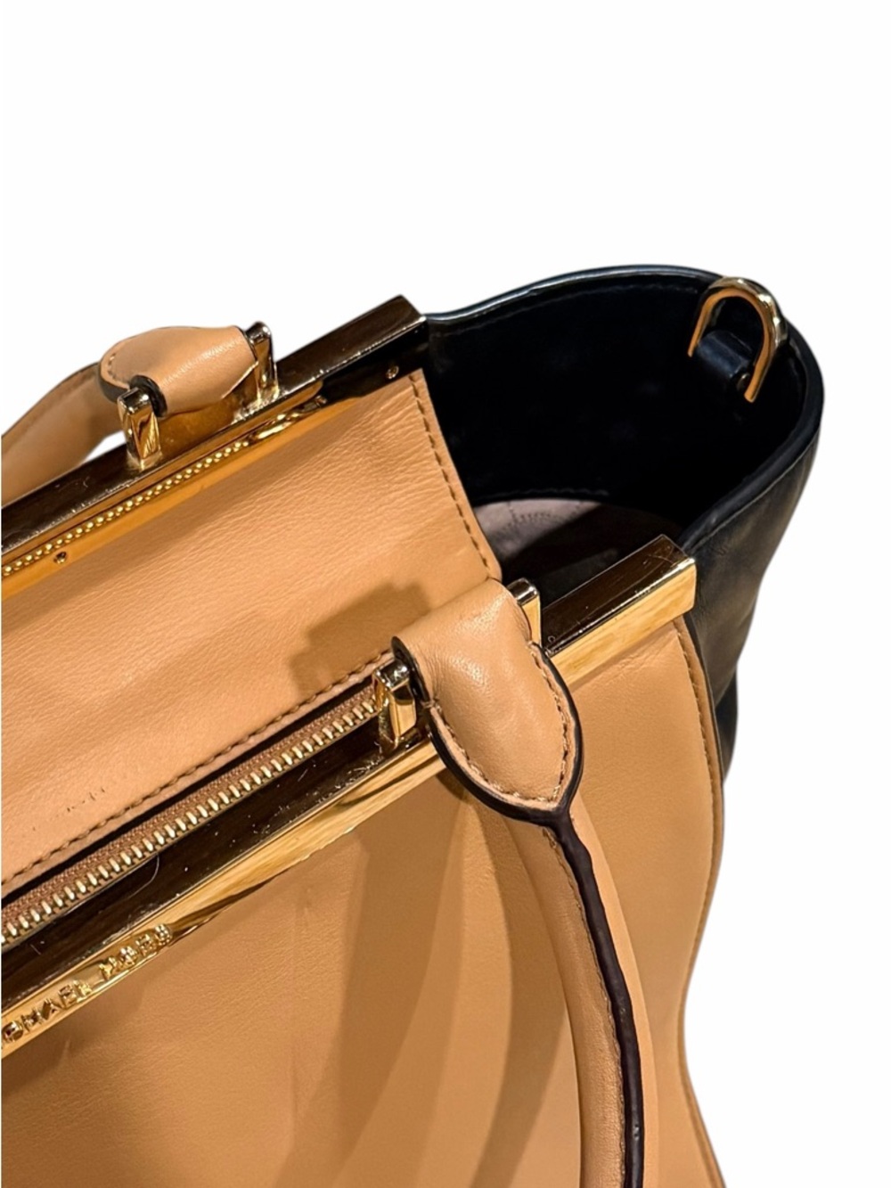 Michael Kors Vivianne Medium Satchel Colorblock Leather - Picture 7 of 15
